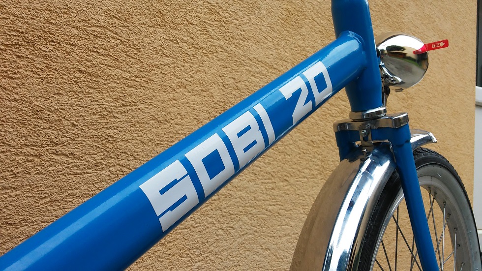 Sobi 20, bicykel ktorý nestarne 2 Nálepky SOBI 20 - biele