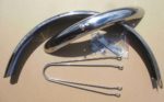 Nerezové blatníky pre 20" bicykle
