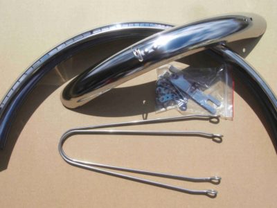 Nerezové blatníky pre 20" bicykle