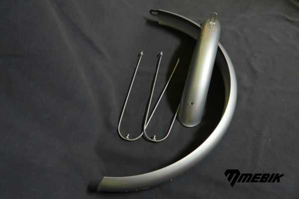 Kovové blatníky 20" strieborné