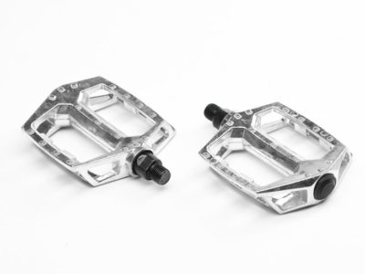 Pedále BMX strieborné, os 1/2"